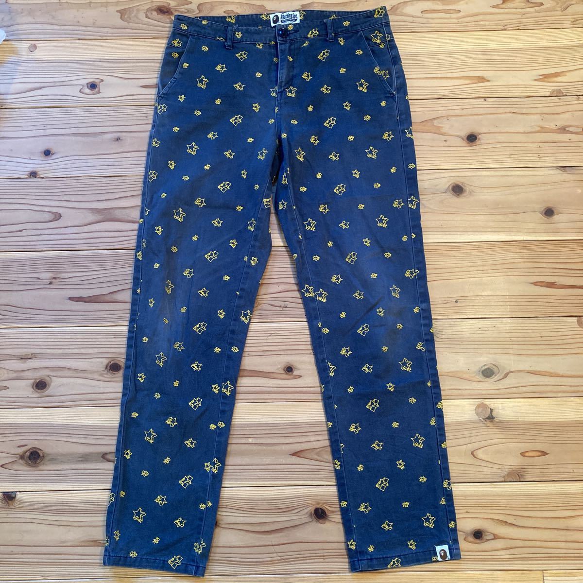 エイプ 総柄パンツ S拍卖