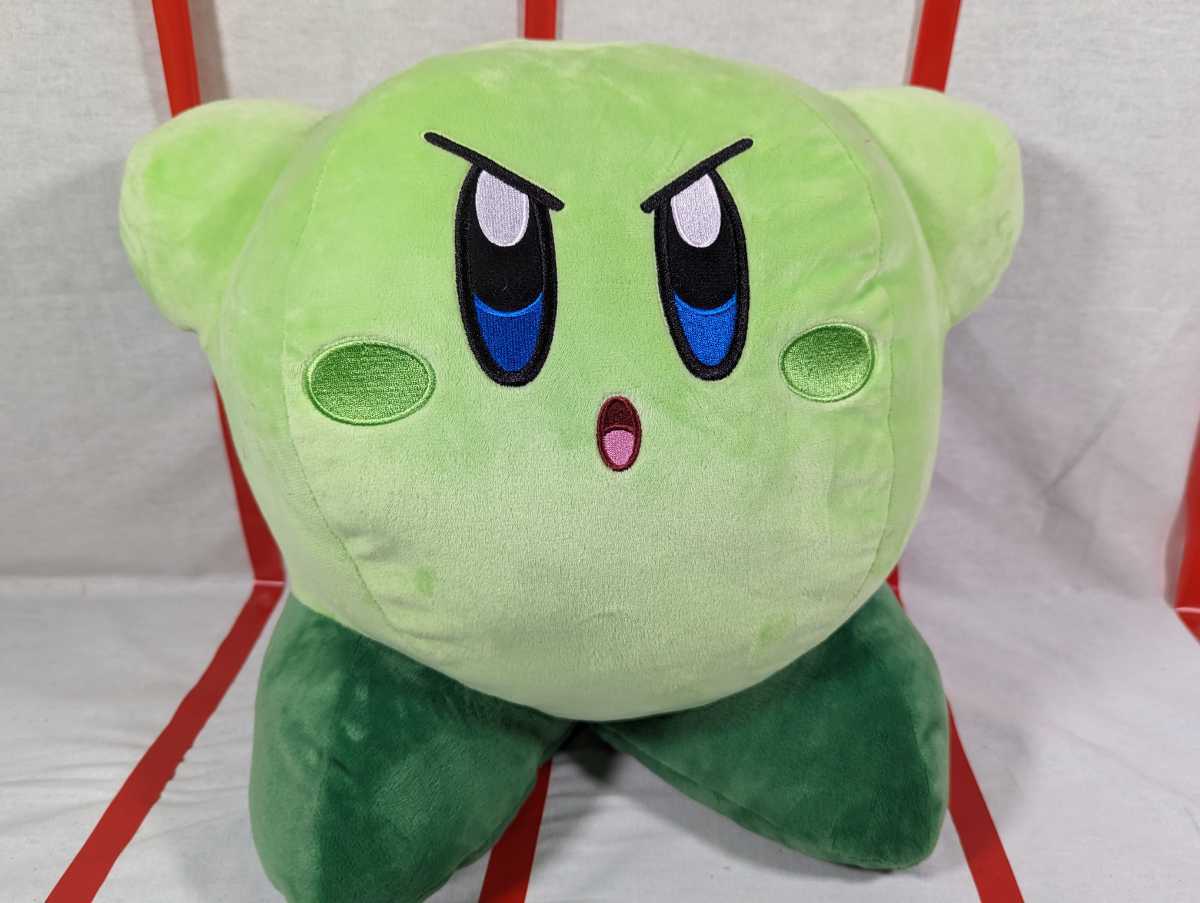 星のカービィ BIG 大きな カービィ ぬいぐるみ 緑 グリーン マルチカラー拍卖
