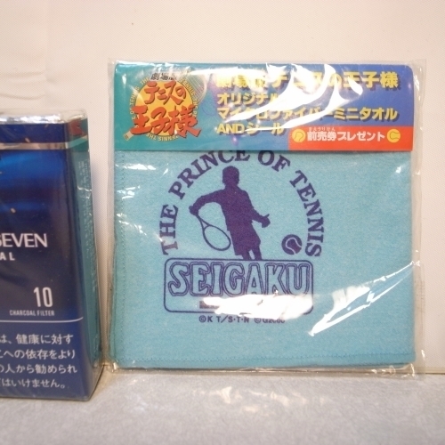劇場版 テニスの王子様 オリジナル マイクロファイバーミニタオル&シール 集英社 xbgv42【中古】拍卖