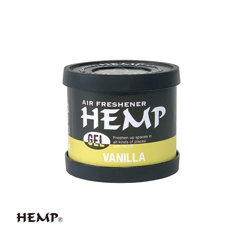 芳香剤 HEMP ヘンプ ジェル VANILLA バニラ 置き型 1個 車内 部屋 トイレ等に ニューアークス NAX-050-010 ht拍卖