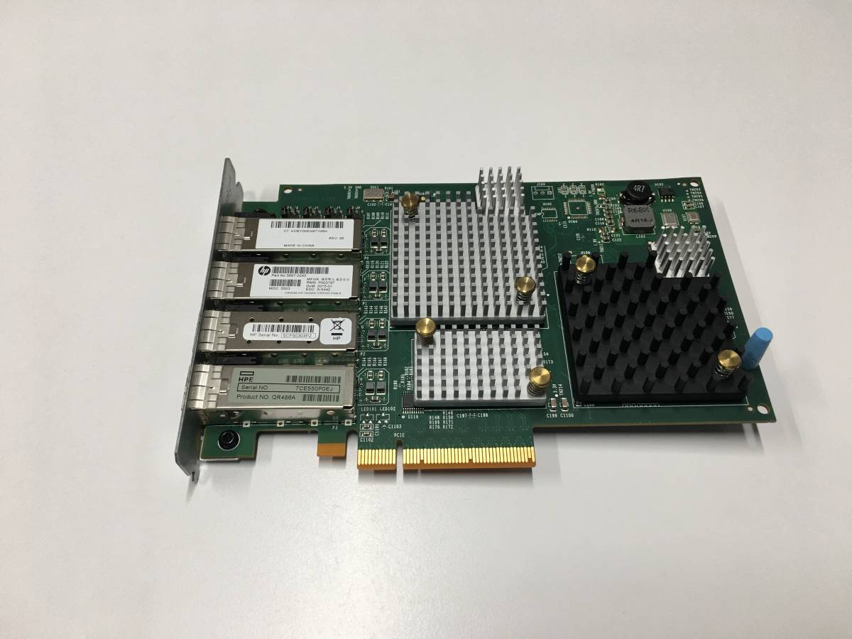 A19869)HP QR486A Emulex Quad 4Port 8G Fibre Channel 5697-2043 P003797 PCI EXPRESS 中古動作品拍卖