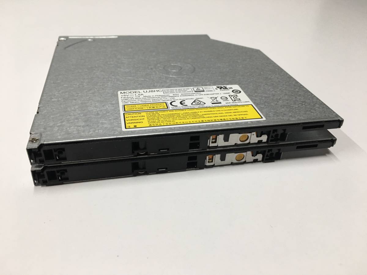 A19890)Panasonic UJ8HC DVDRW ドライブ SATA 9.5mm 2015年製 中古動作品2点セット拍卖