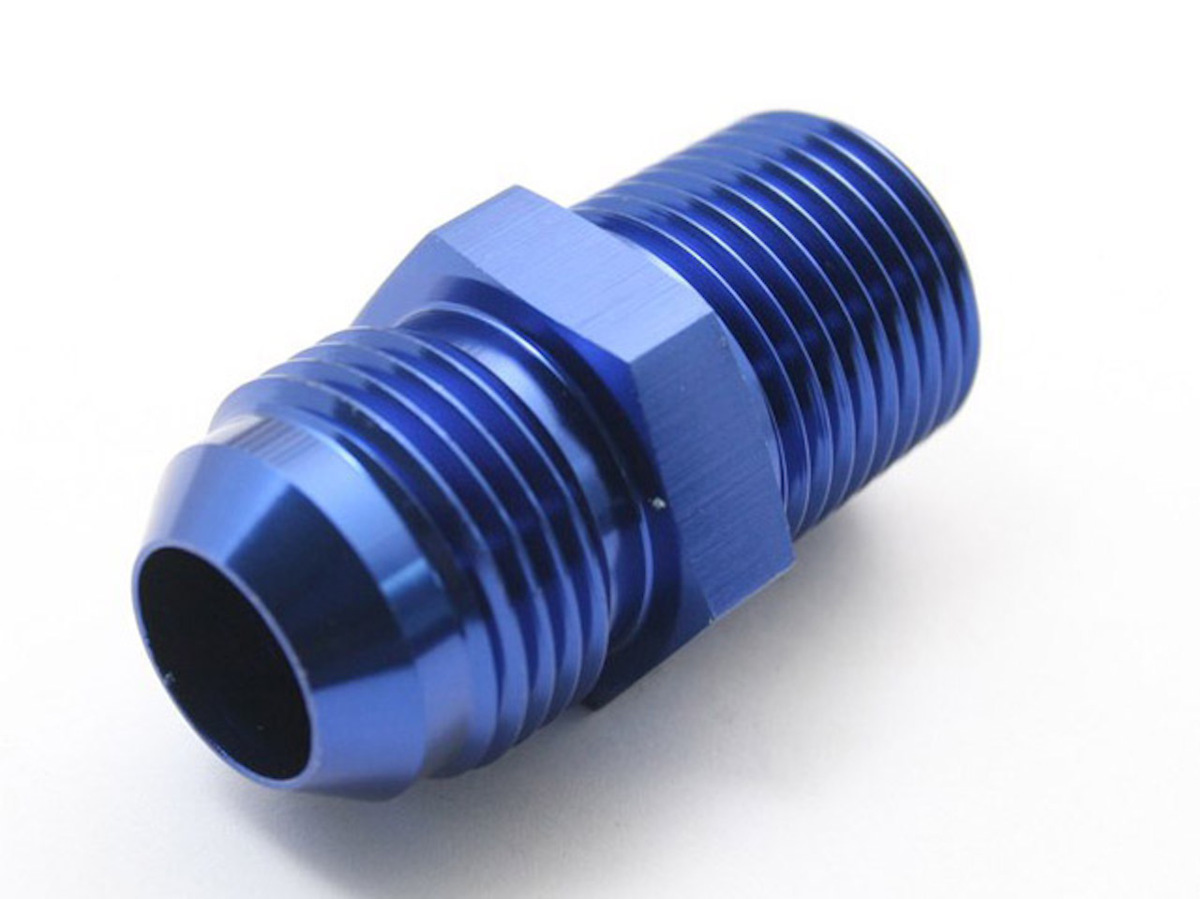 アルミ ホースエンド AN8オス - NPT3/4″ オス 変換アダプター拍卖