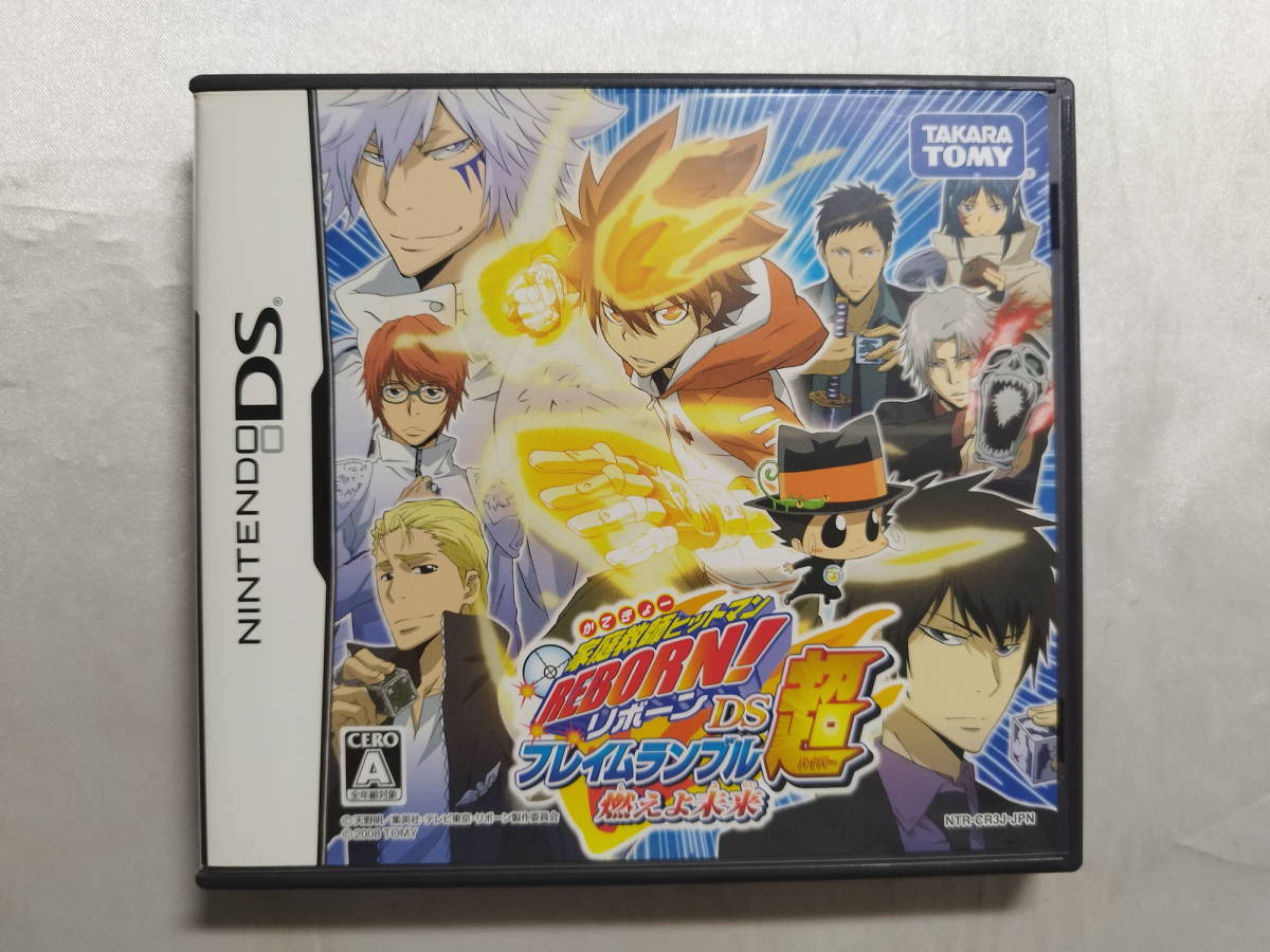 中古品/欠品有り ニンテンドーDSソフト 家庭教師ヒットマン REBORN!DS フレイムランブル超(ハイパー)燃えよ未来 説明書欠品拍卖