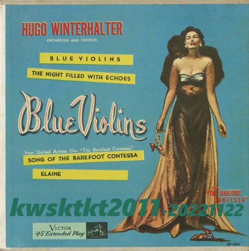 EP-1047★ユーゴー・ウインターハルター楽団 ブルー・ヴァイオリン拍卖