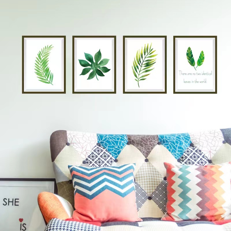 ウォールステッカー YB089 葉 植物 ナチュラル 癒す DIY 壁紙 インテリアシート 剥がせる 送料無料拍卖