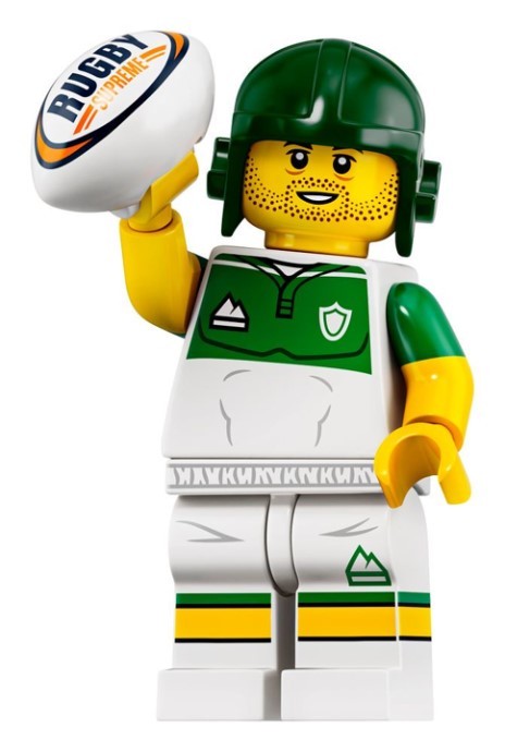 ★LEGO★ミニフィグ【シリーズ19】Rugby Player(7102513)拍卖