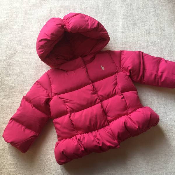 新品【ラルフローレン】バルーン ダウン アウター ぺプラム 80拍卖