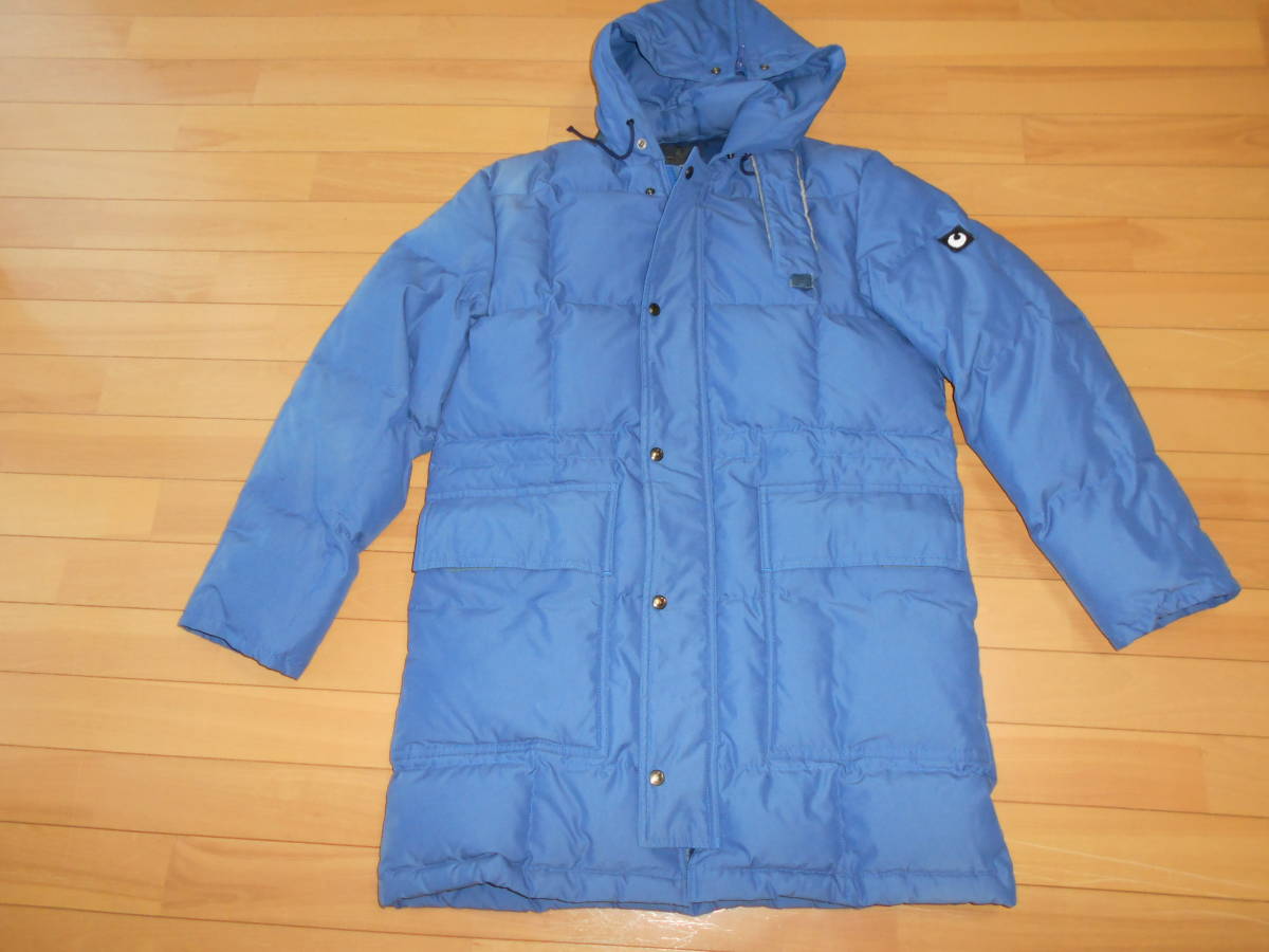 【特別価格】★PIORA no.34172401 フーデッドデザイン ダウンコート 日本製★灰淡青sizeL★拍卖