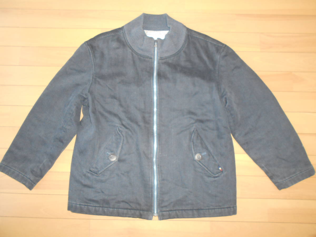 【特別価格】★off the waLL no.IG076-57003JB 綿100%変り織USED加工 フルジップデザインジャケット 日本製★濃灰size46★拍卖