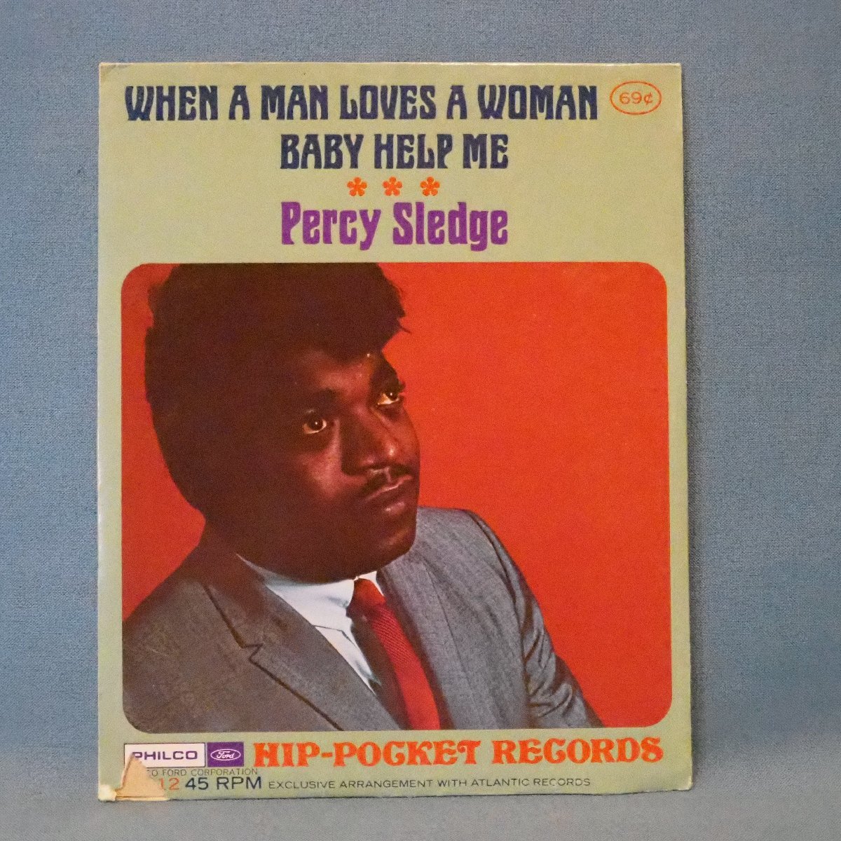 ■とても珍しい 絵ジャケ ソノシート 未開封★PERCY SLEDGE/WHEN A MAN LOVES A WOMAN★送料無料(条件有り)多数出品中!★名盤■拍卖