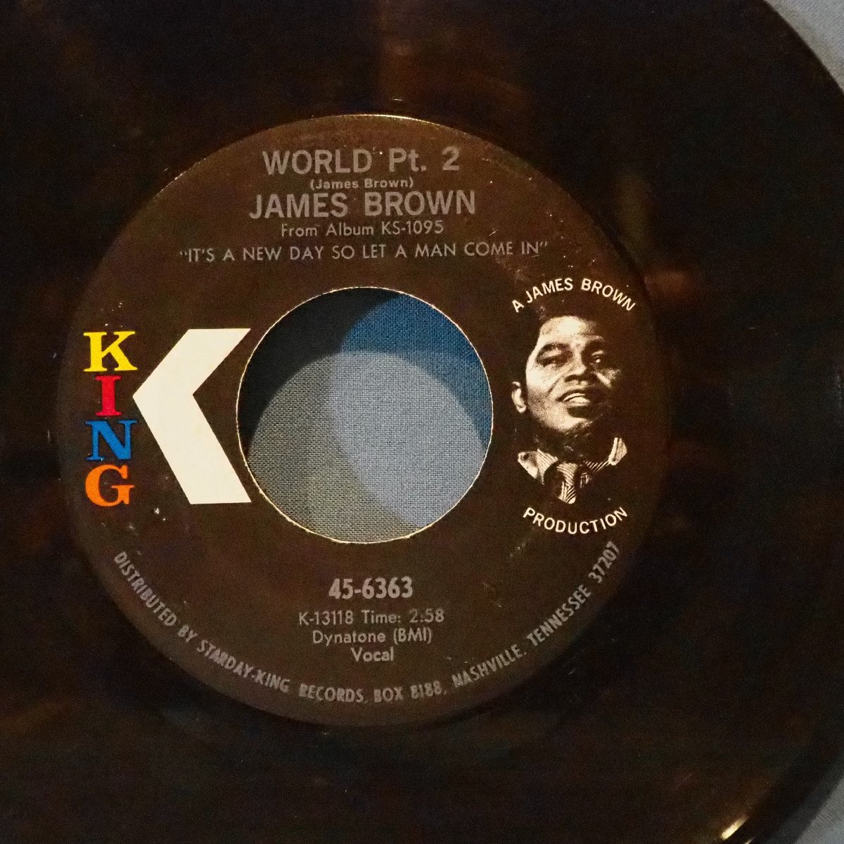 ■45’s シングル盤 KINGスリーブ付き ★JAMES BROWN/I CRIED, WORLD PART 2★送料無料(条件有り)多数出品中!★オリジナル名盤■拍卖