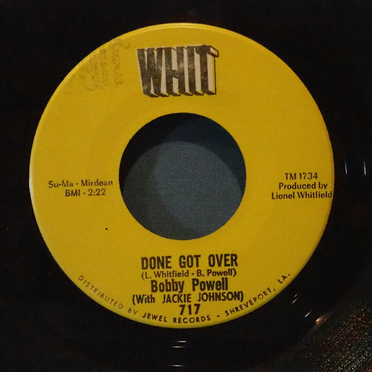 ■45’s WHIT ほぼNEW ORLEANS ルイジアナ★BOBBY POWELL/DONE GOT OVER, I AM GONNA LEAVE YOU★送料無料(条件有り)★オリジナル名盤■拍卖