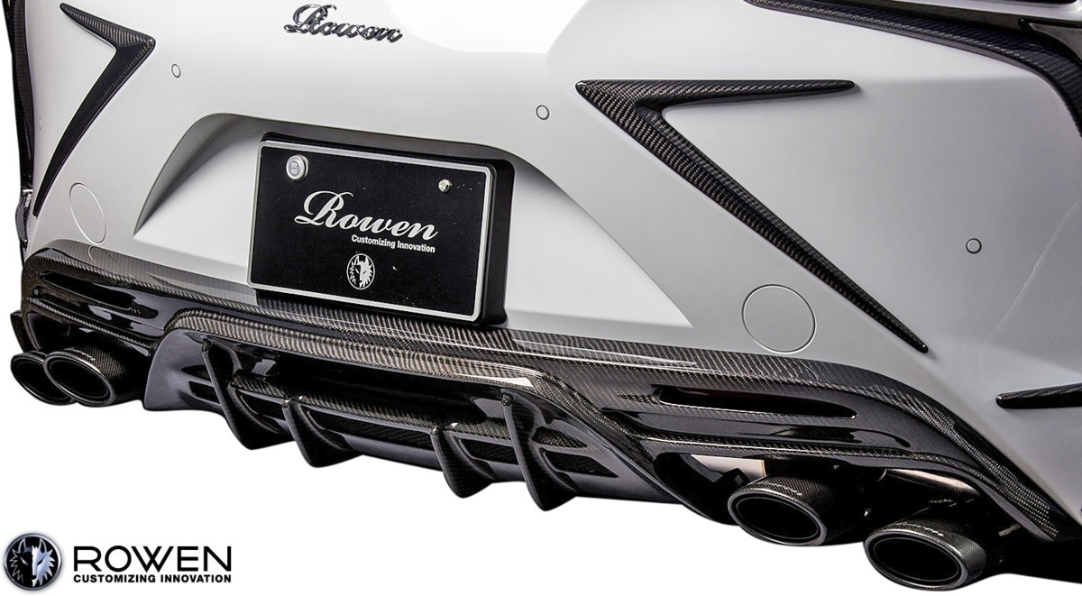 【M's】レクサス LC コンバーチブル LC500 LC500h (2020.06-) ROWEN リアディフューザー // カーボン ロエン エアロ パーツ 1L007P11拍卖