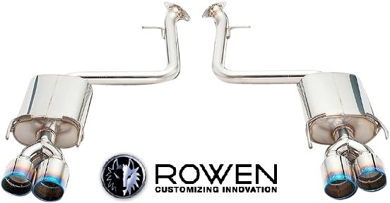 【M's】レクサス IS250 前期 (2013.05-2016.10) ROWEN エキゾーストマフラー 両側4本出し (ステンレステール) ロエン 30 IS 1L002Z00-3拍卖