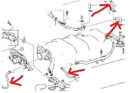 フルセット 純正未使用 トヨタ セルシオ 30後期 UCF31 ウォーターバイパスホース 00601-1拍卖