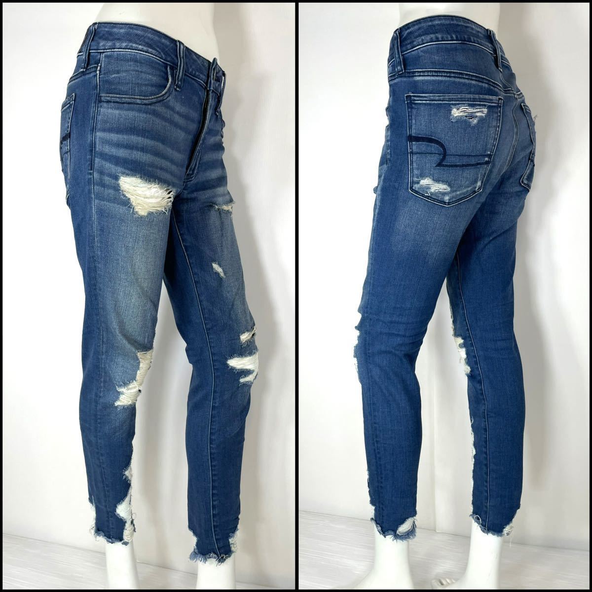 アメリカンイーグル スーパーストレッチ ジェギング Mサイズ US6 76cm拍卖