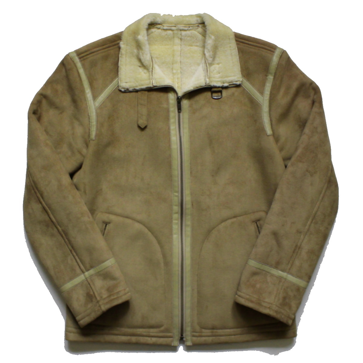 アトリエサブフォーメン ASM/ フェイクムートン (ポリエステル100%素材) ジャケット/ 48サイズ M程度拍卖