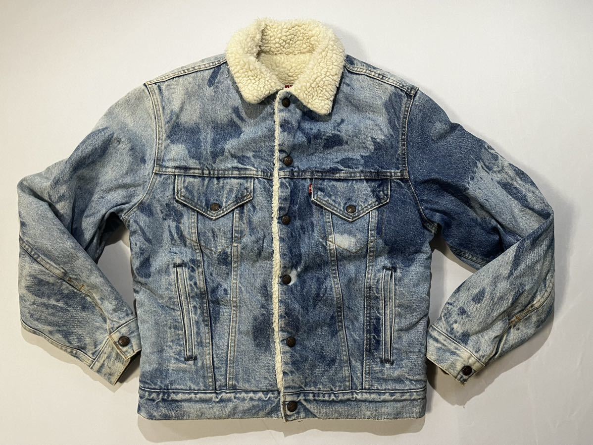 アメリカ製 USA製 80' VINTAGE LEVI'S ボアGジャン ボアデニムジャケット リーバイス拍卖