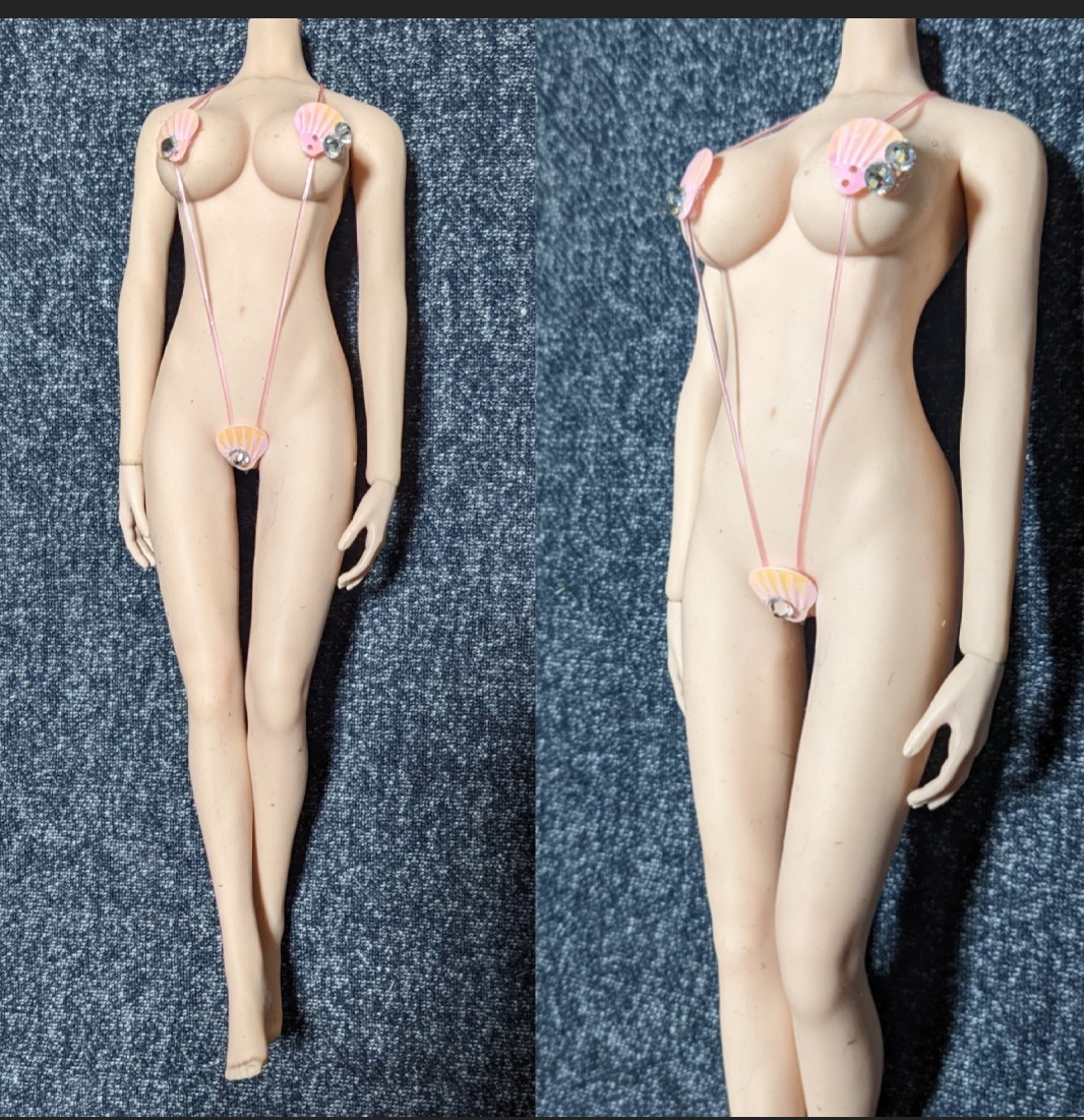 1/6ドール用 TBLeague ファイセンS07 クールガール スワロフスキーストーン 貝がらビキニ拍卖
