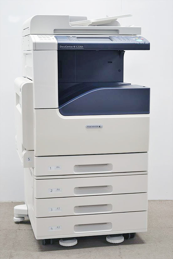 中古A3カラーコピー機/中古A3カラー複合機 FUJI XEROX /富士ゼロックス DocuCentre-VI C2264/ペーパーレスFAX機能 カウンタ28,778枚拍卖