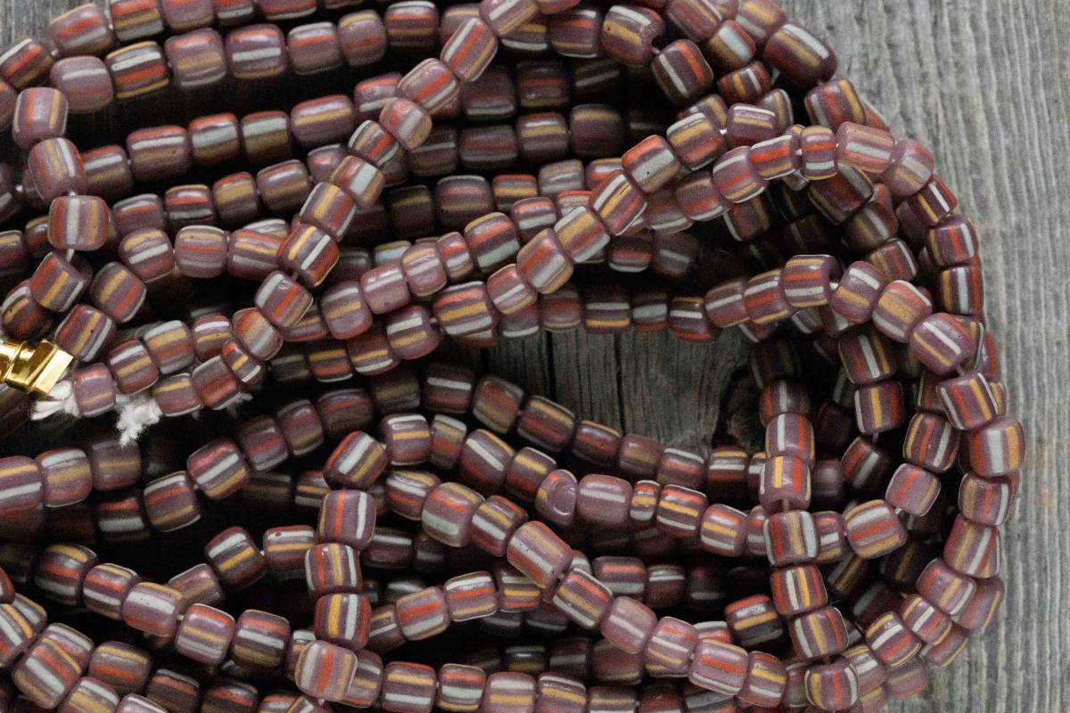 *Java stripe grass beads拍卖