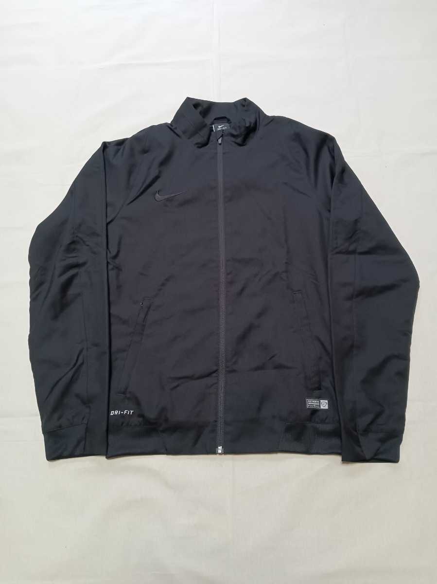 440【中古品】NIKE ナイキ トラックジャケット ブラックモックネック フルジップジャンパー ジャージトップス黒 メンズ サイズ M拍卖