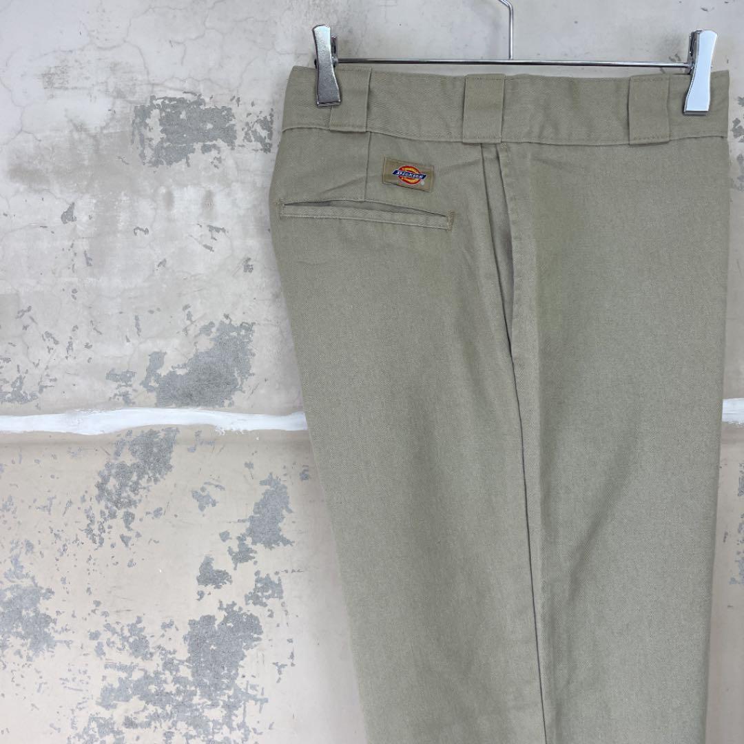 Dickies ディッキーズ ワークパンツ 874 カーキ ベージュ 34x32拍卖