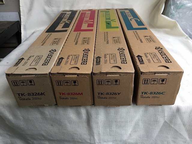 ● 京セラ 純正トナー カートリッジ TK-8326 4色セット 対応機種:TASKalfa2551ci 【B0418W22】拍卖