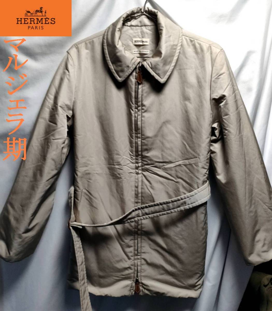 希少 HERMES マルジェラ期 SILK 中綿コート拍卖