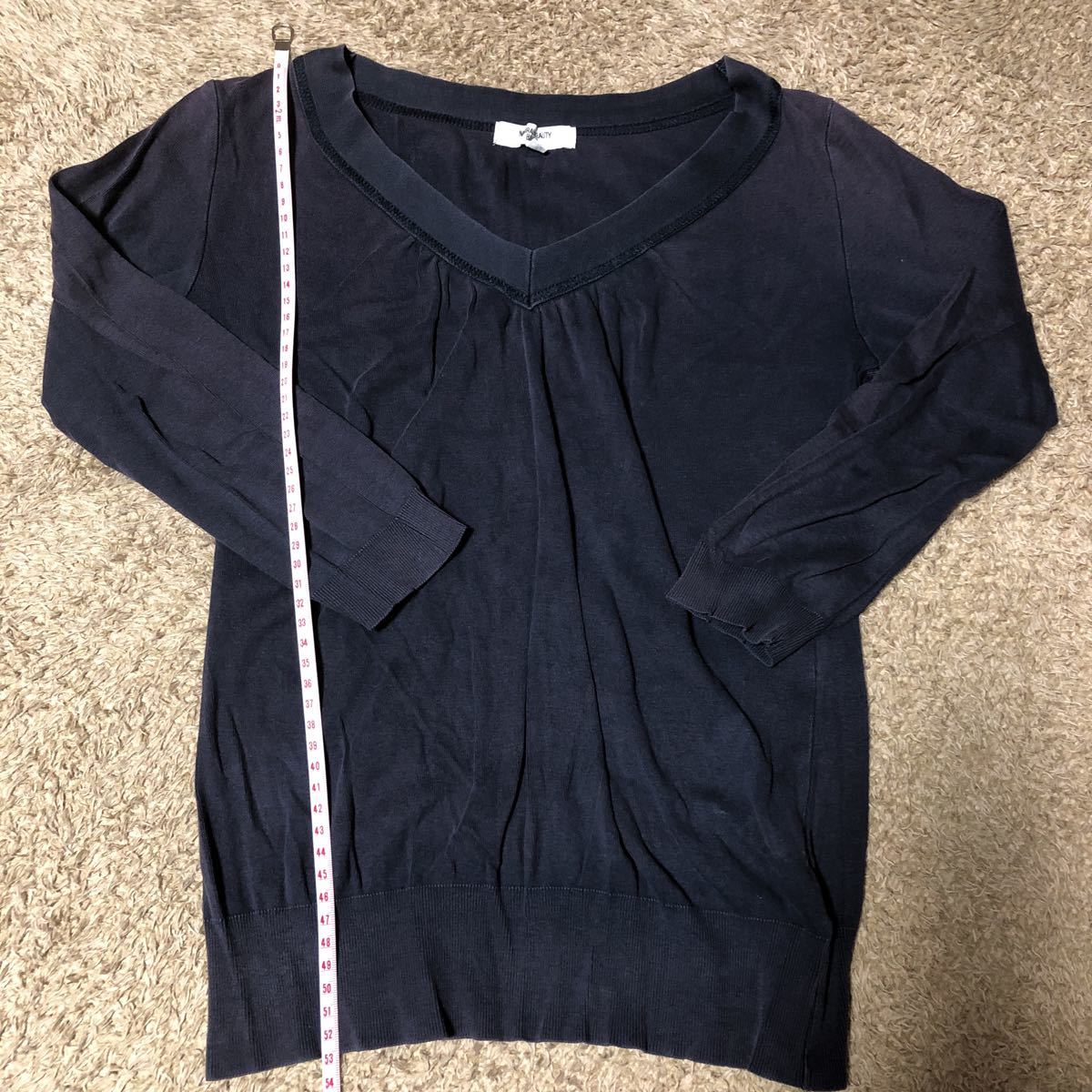 ナチュラルビューティーベーシック カットソー Sサイズ拍卖