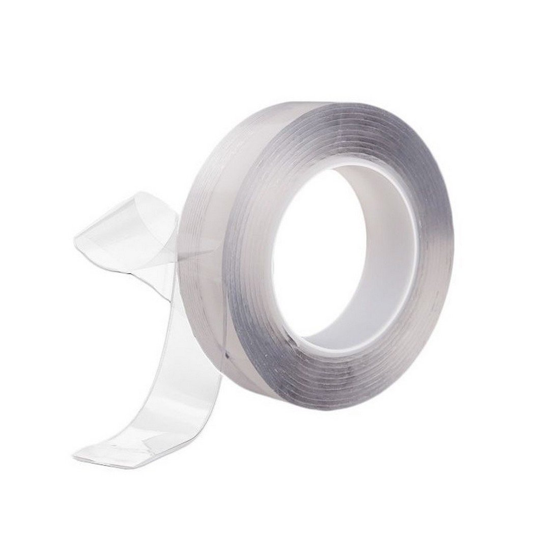 両面テープ 魔法のテープ ナノテープ 超強力 多機能 強力粘着 透明 防水 滑り止め のり残りなし 10*1mm*3m拍卖