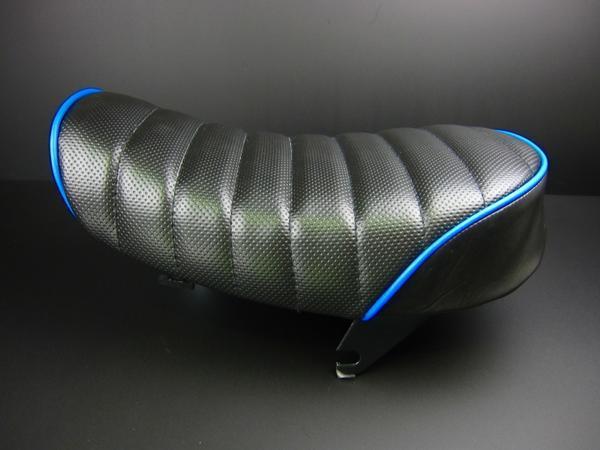 モンキー ローダウンタックロールシート ブラック×ブルーパイピング拍卖