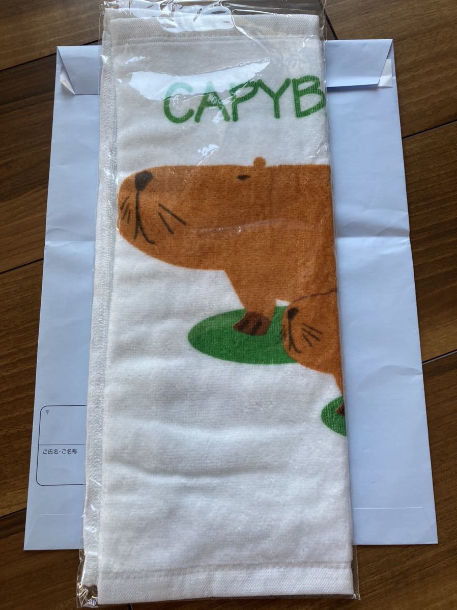 【新品】旭山動物園 カピバラ フェイスタオル 拍卖