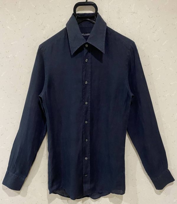 *ドルチェ&ガッバーナ DOLCE&GABBANA 長袖シャツ トップス イタリア製 38         BJBA.G拍卖