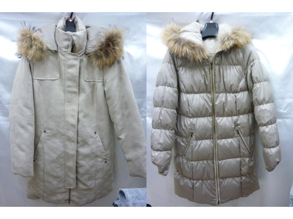 SISTE MATIC システマティック リバーシブル コート ダウン ベージュ F レディース フード F15-c拍卖