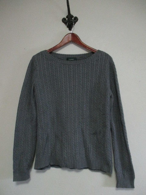 LAUREN RALPHLAUREN ラルフローレン グレーニット(USED)110622拍卖