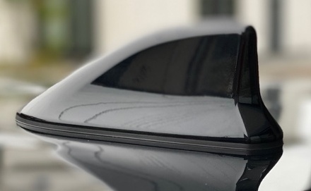 ■新品■ 未使用 トヨタ純正160系カローラフィールダー ルーフシャークアンテナ ブラックマイカ拍卖