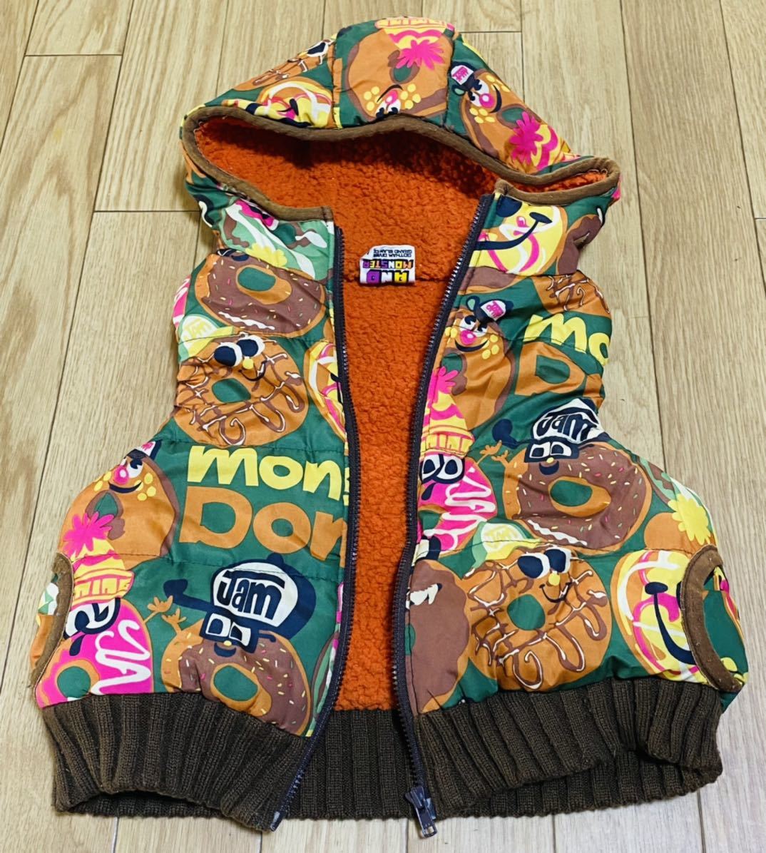 ジョイフルアンドモンスター JAM ダウンベスト 90 男女oK拍卖
