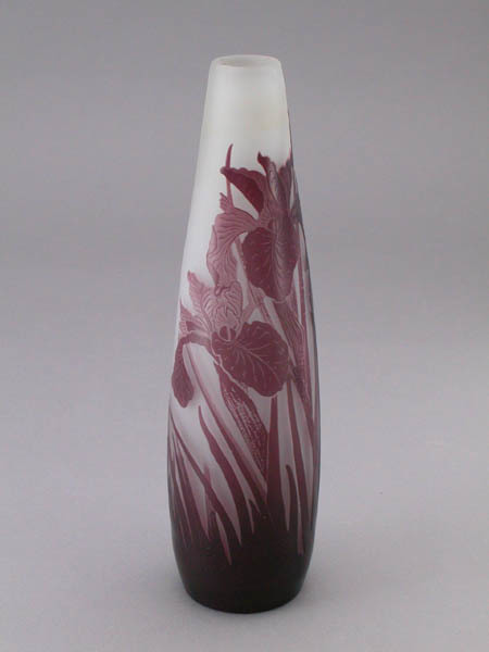 E.Galle エミール・ガレ工房 作(アンティーク) 菖蒲文花瓶拍卖