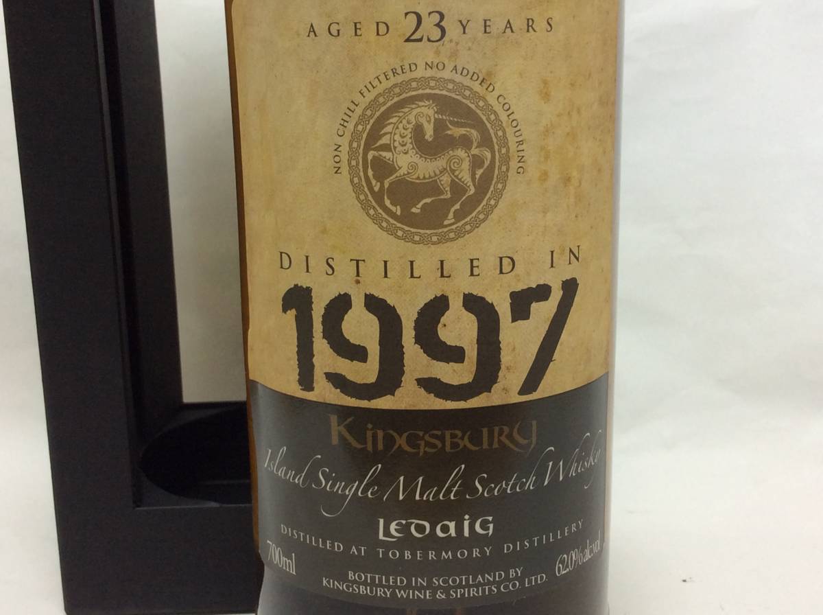 レダイグ 1997 23年 / キングスバリー ゴールド 62.0° 700ml 正規新品箱入拍卖