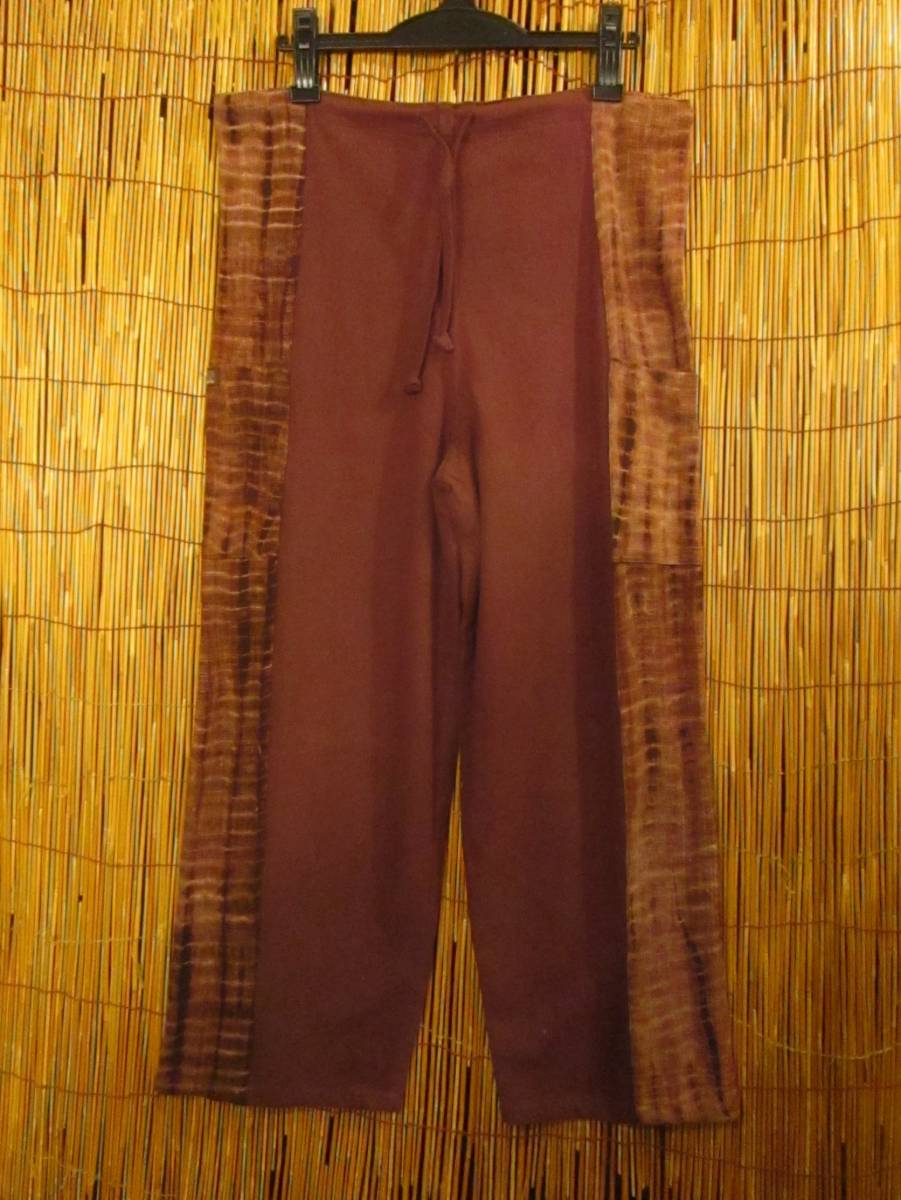 ⑤新品*男女兼用*コットン素材*サイド切り替え*カーゴタイプ*ストレートパンツ拍卖