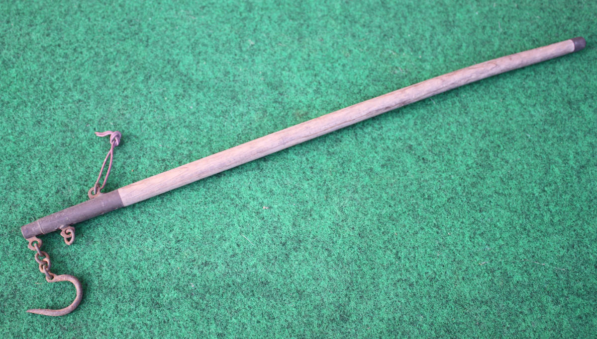 アンティーク さおはかり 棒はかり 焼き目盛り 骨董品 木製棒秤拍卖