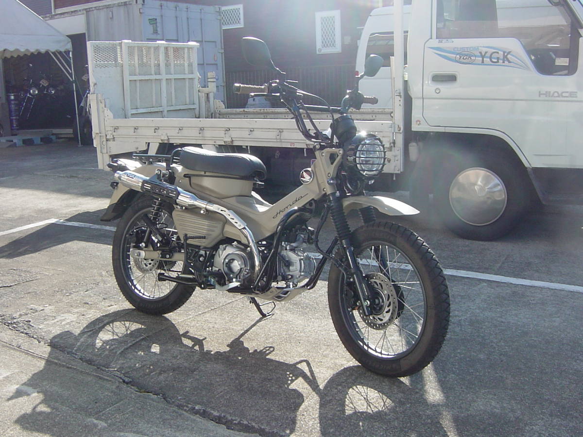 CT125・ハンターカブ・カスタム・格安・オシャレ・スマート・センス・距離浅・社外パーツ多数良く見て下さい・取り外し純正パーツ付き・拍卖