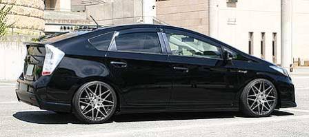 乱人 プリウス ZVW30 サイドステップスポイラー 未塗装 RANDO Black Edition ブラックエディション拍卖