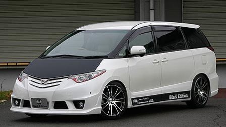 乱人 エスティマ AHR20W 前期 3点フルキット(フォグ付属) 未塗装 RANDO Black Edition ブラックエディション拍卖