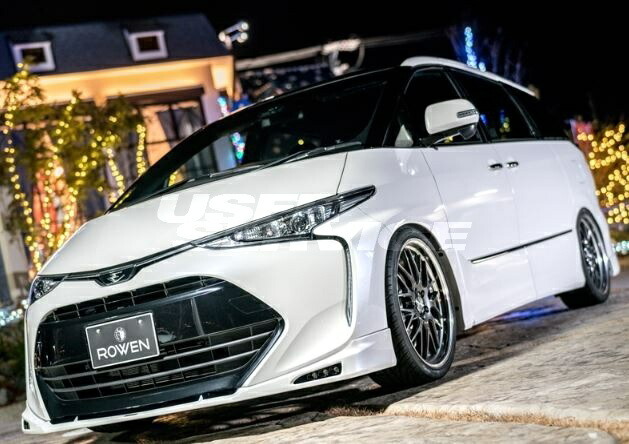 ロウェン エスティマ アエラス ACR50/55 後期 フロントスポイラー FRP 未塗装 1T024A00 ROWEN PREMIUM Edtion プレミアムエディション拍卖