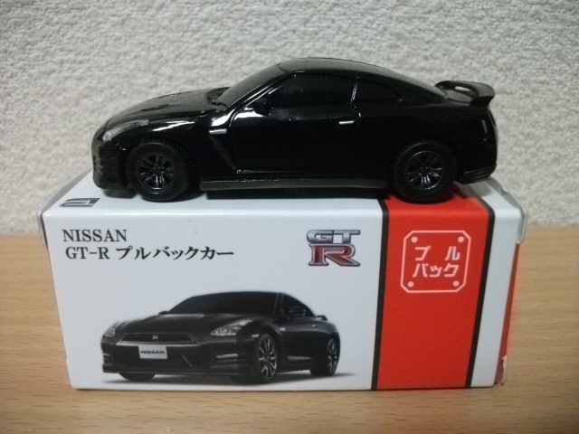 ◇日産 GT-R プルバック ミニカー 黒◇拍卖