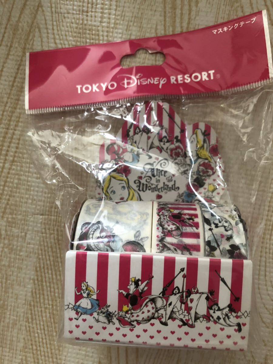 東京ディズニーリゾート 不思議の国のアリス マスキングテープ 未使用 アリスワンダーランド Alice拍卖