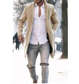 cjx931★ 上品質 メンズ チェスターコート ビジネスジャケット ピーコート メルトンコート トレンチコート ロング拍卖